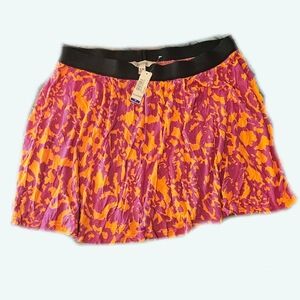 Orange and rose skirt size xl
